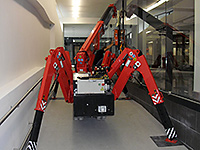 Ukázky práce s jeřábem