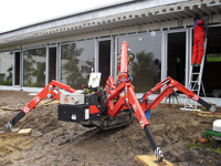 Ukázky práce s jeřábem