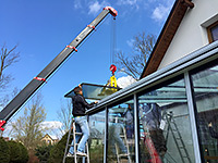 Zasklívání zimní zahrady Kohoutov